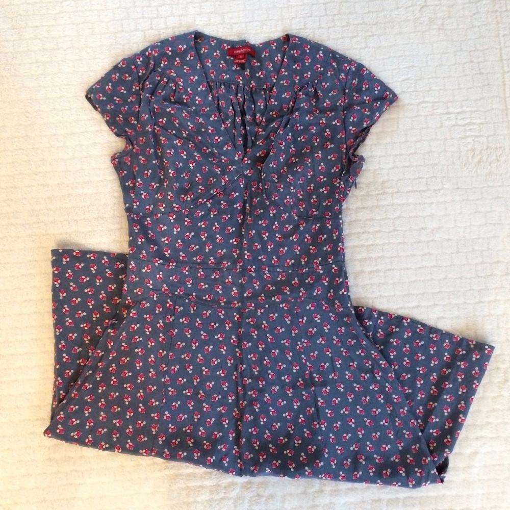 Sundance V-Neck Silk Dress